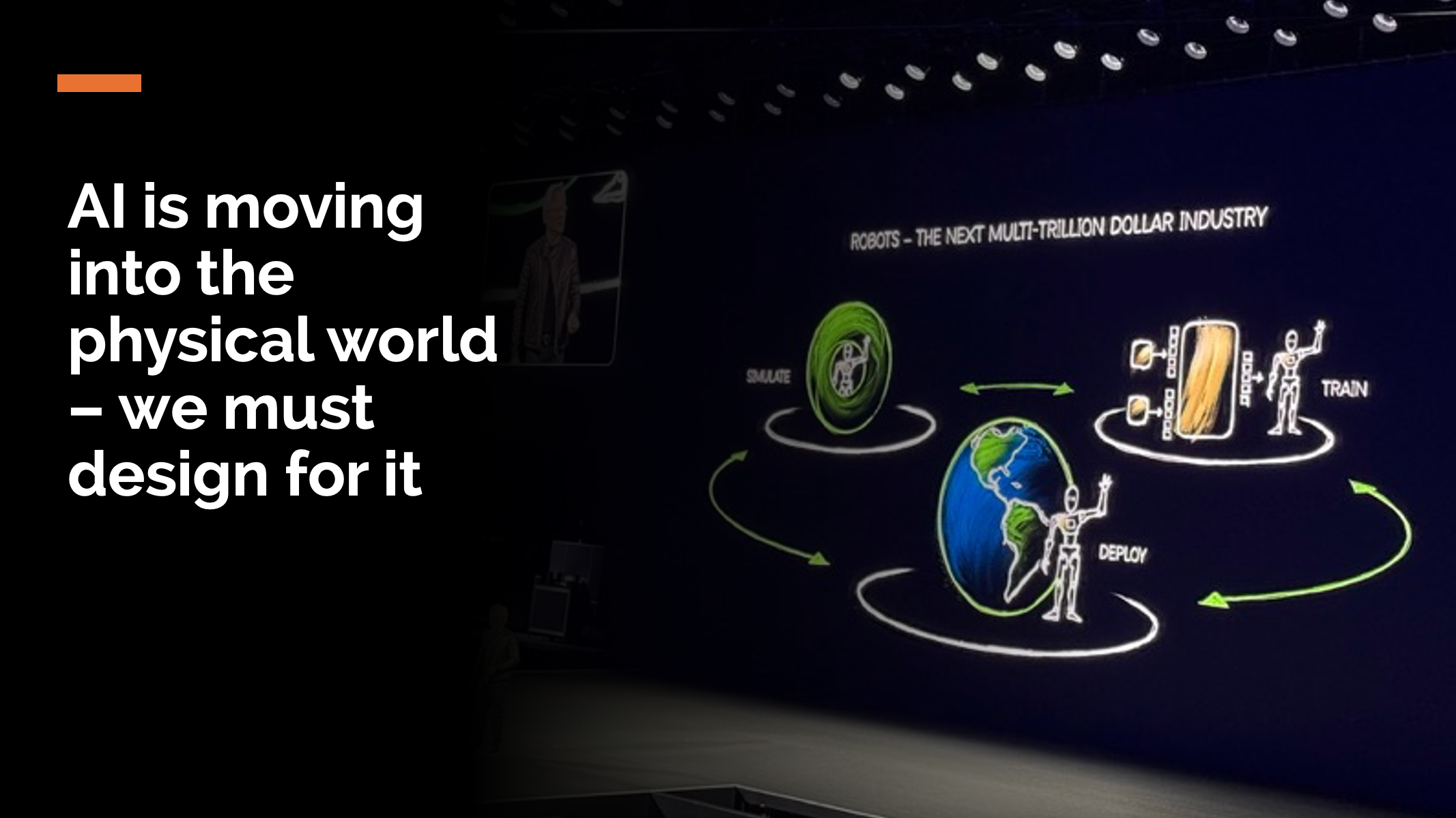 Folie aus dem Vortrag „Beyond Agents: What AI Strategy Really Needs in 2025"