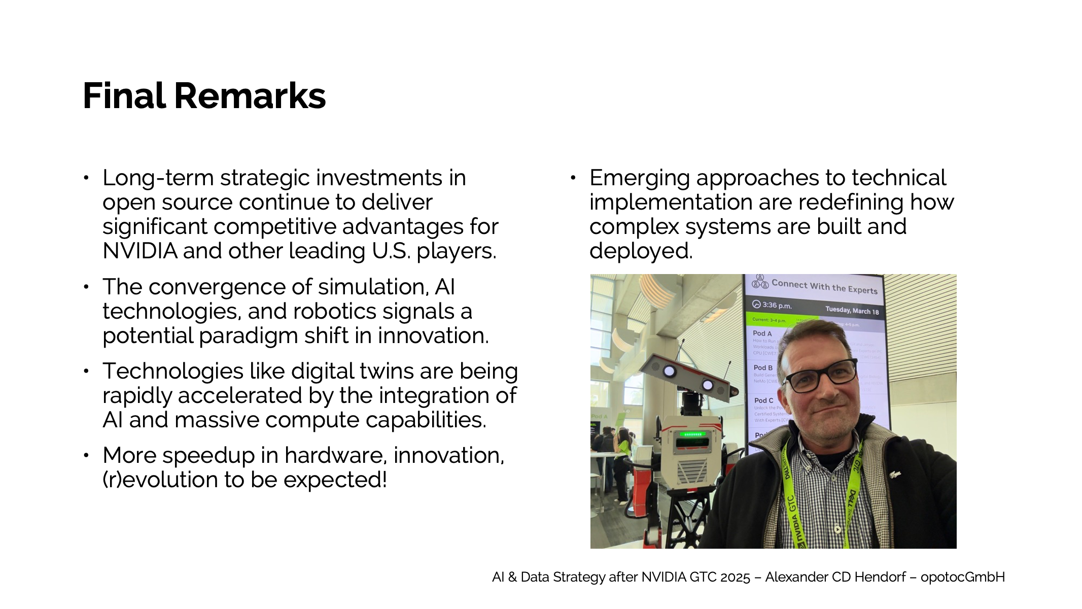 Slide from the talk "Beyond Agents: What AI Strategy Really Needs in 2025"